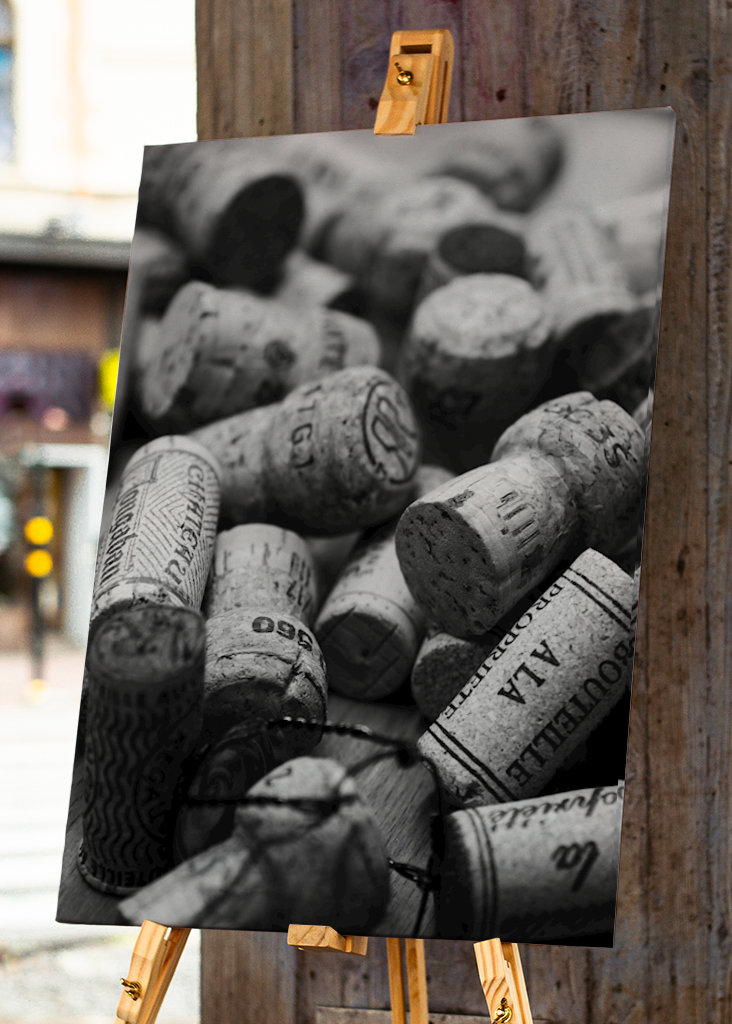 Wein und Champange-Korken