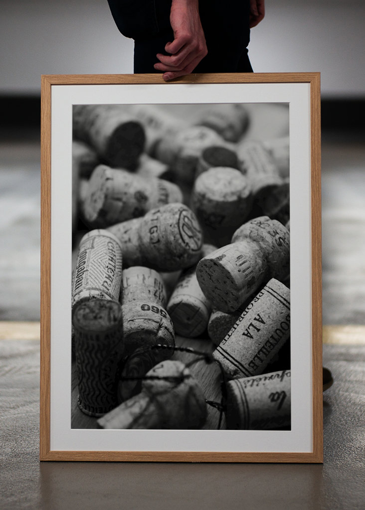 Wein und Champange-Korken