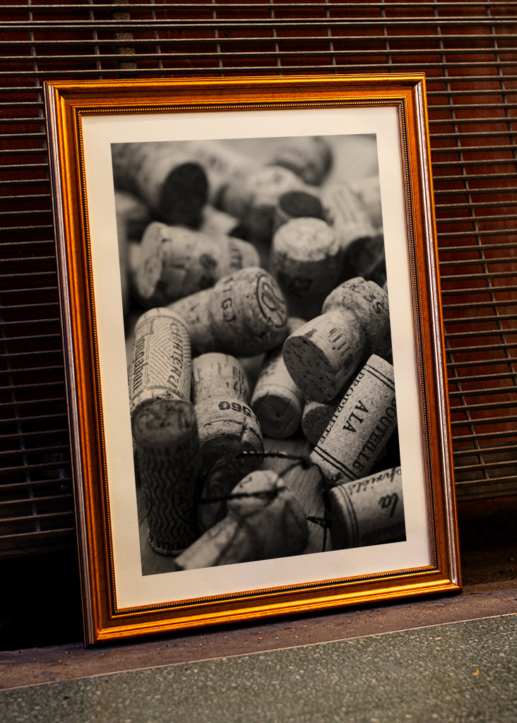 Wein und Champange-Korken