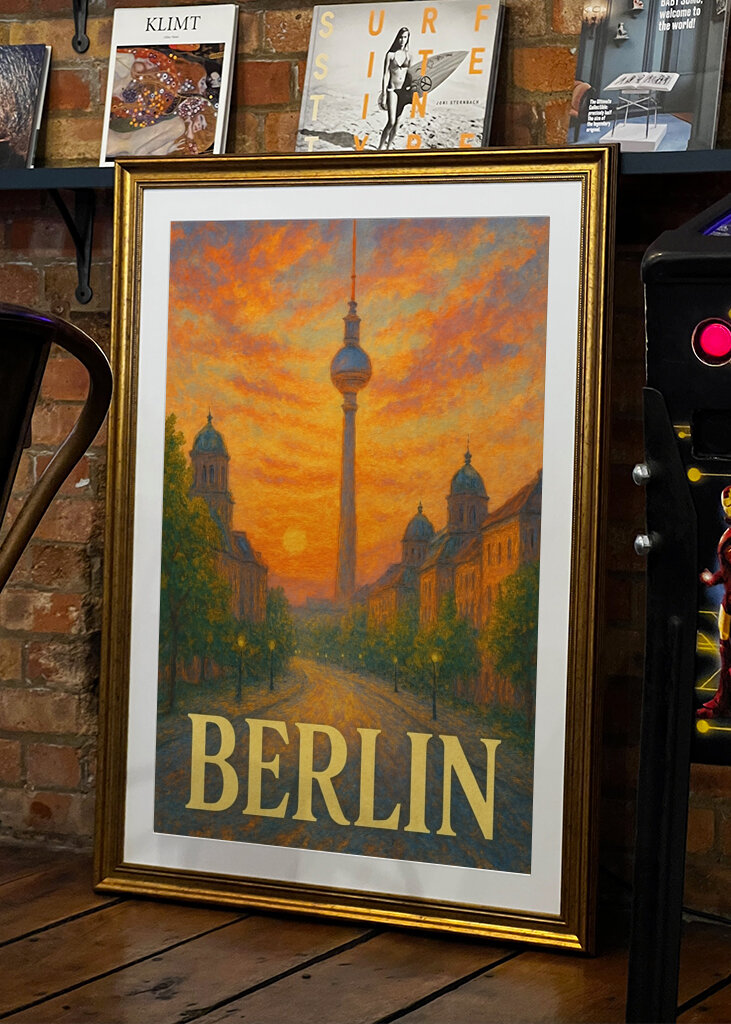 Zonsondergang Berlijn