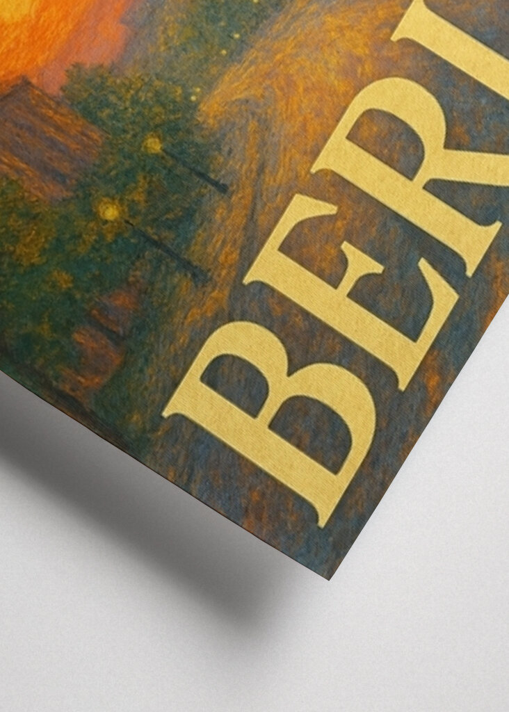 Zonsondergang Berlijn