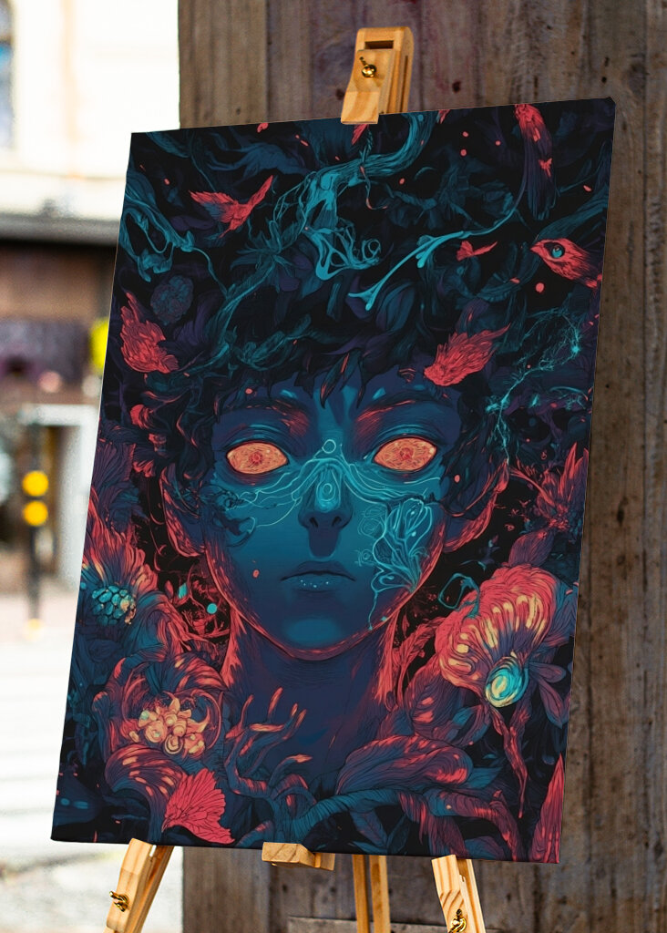 Neon Enigma: Anime Vision