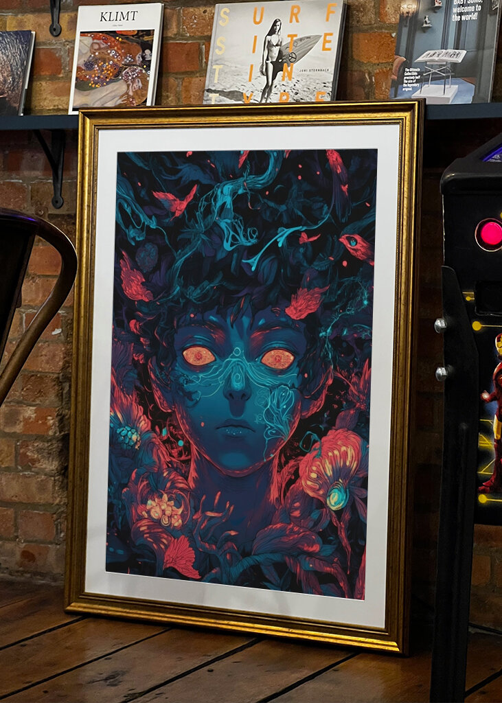 Neon Enigma: Anime Vision