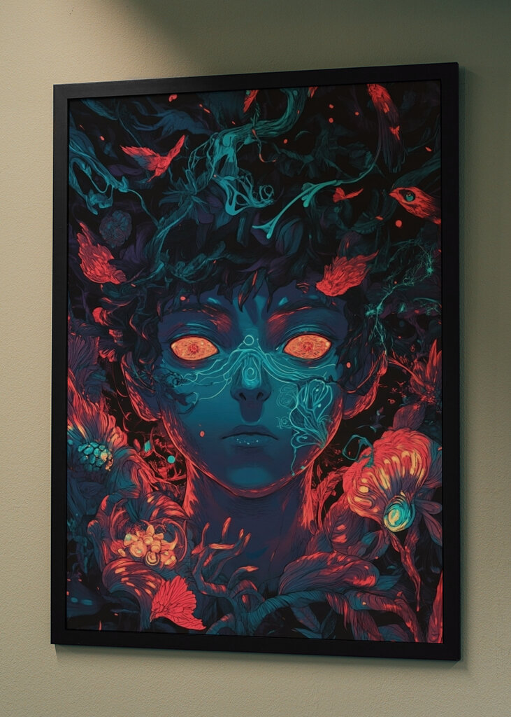 Neon Enigma: Anime Vision