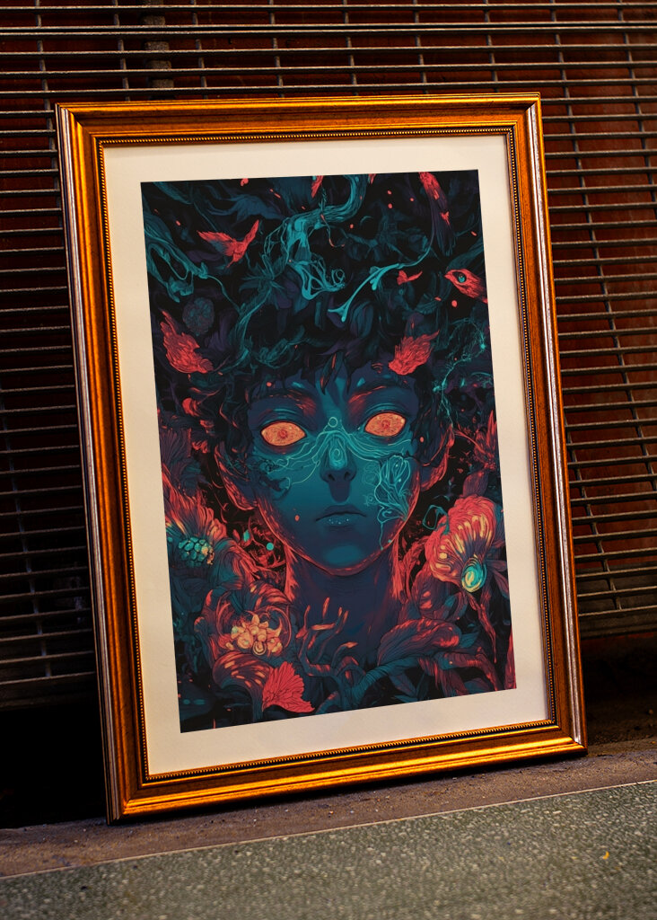 Neon Enigma: Anime Vision