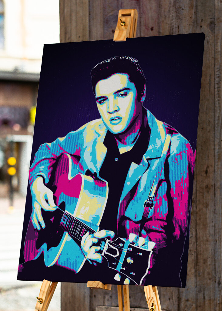 elvis retro art