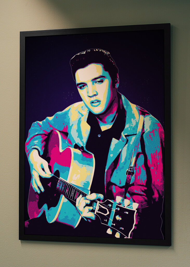elvis retro art