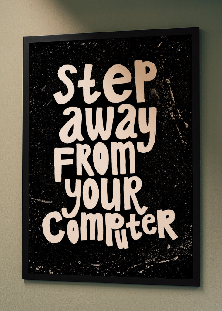 Aléjate de tu computadora