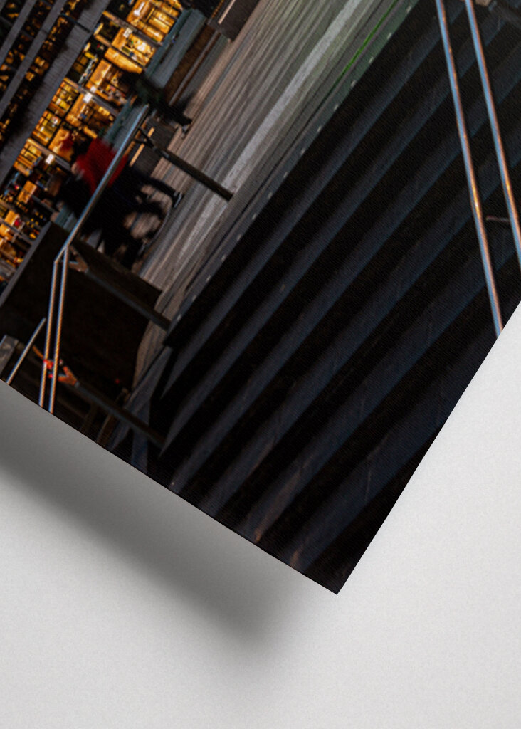 Accent vertical en cristal