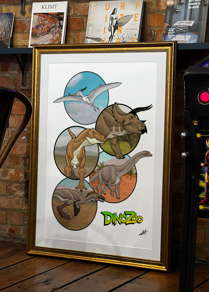 DinoZoo: Dinosaurier-Collage