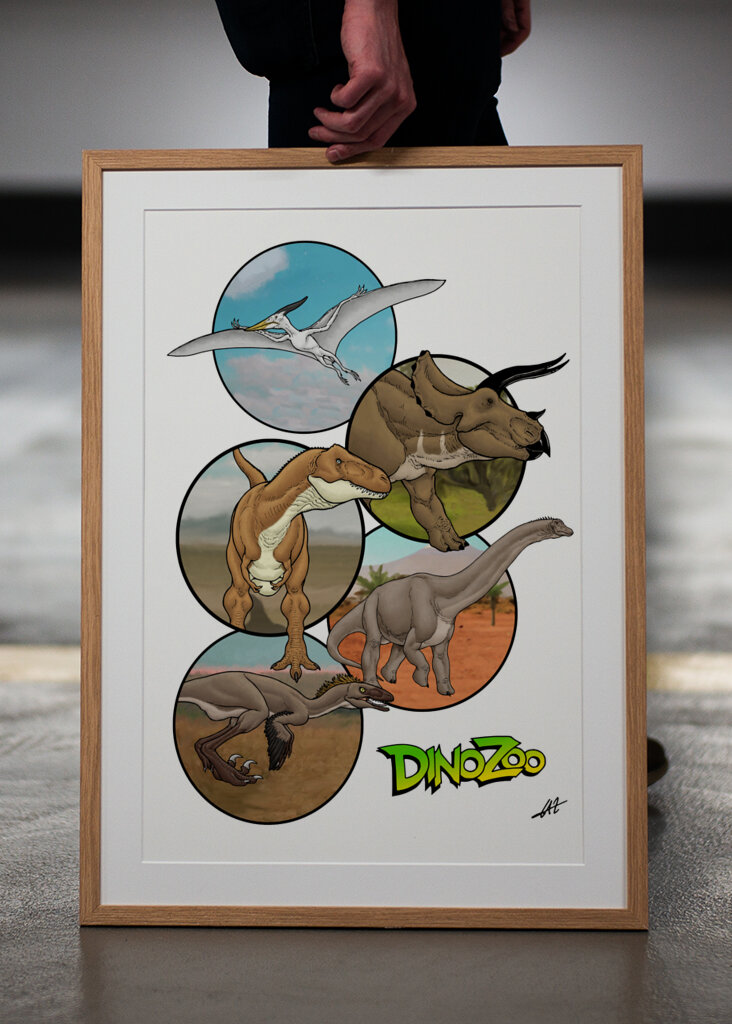 DinoZoo: Dinosaurier-Collage