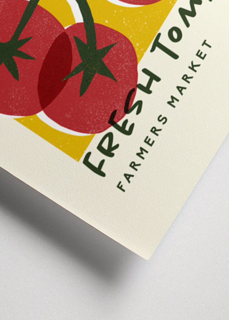 Farmářský trh s čerstvými rajčaty