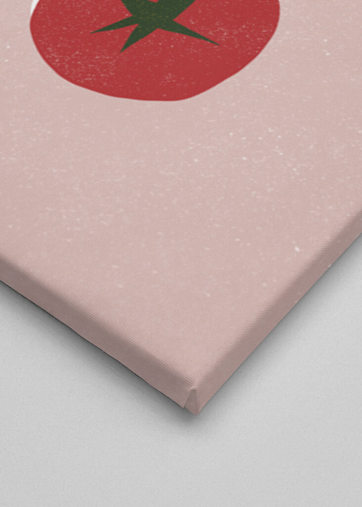 Rustic Kitchen Tomato Linocut 