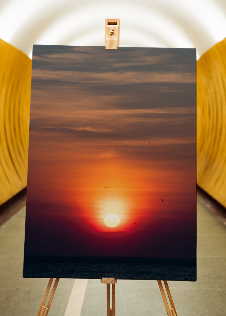 Hypnotiserande Solnedgång 