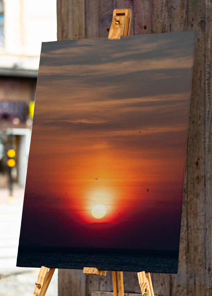 Hypnotiserande Solnedgång 