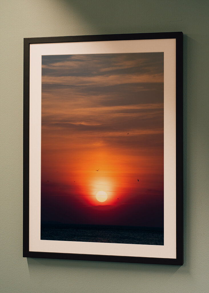 Hypnotiserande Solnedgång 