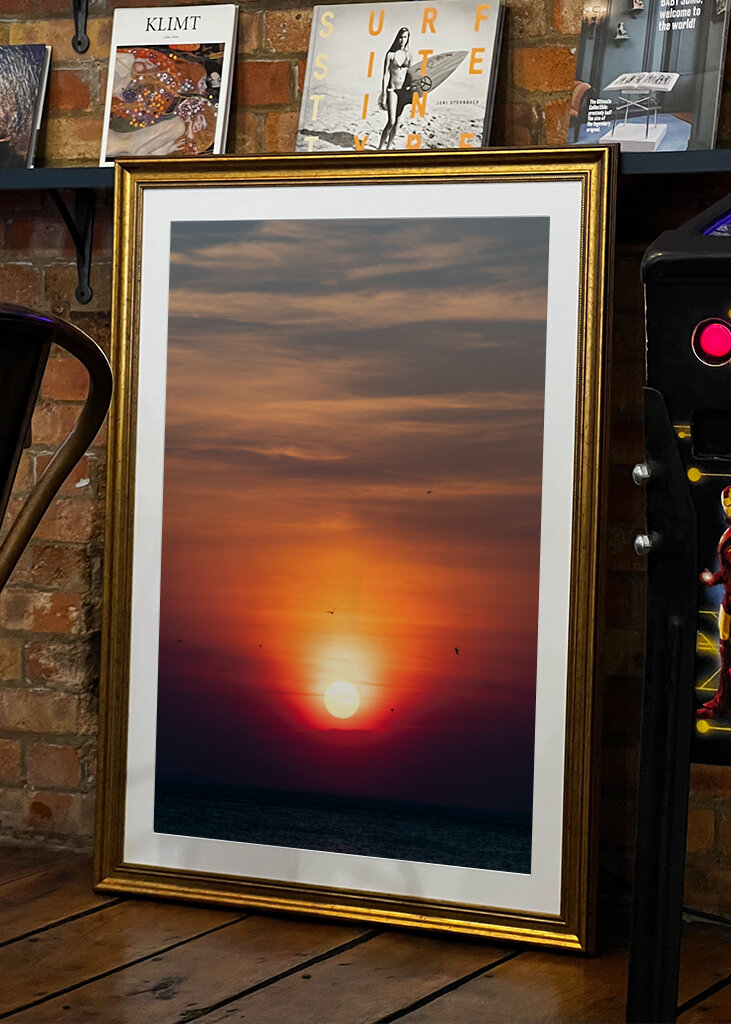 Hypnotiserande Solnedgång 