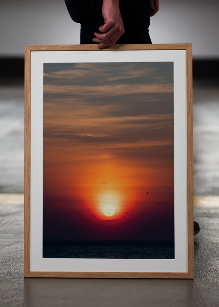 Hypnotiserande Solnedgång 