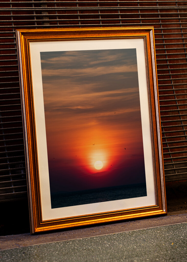 Hypnotiserande Solnedgång 