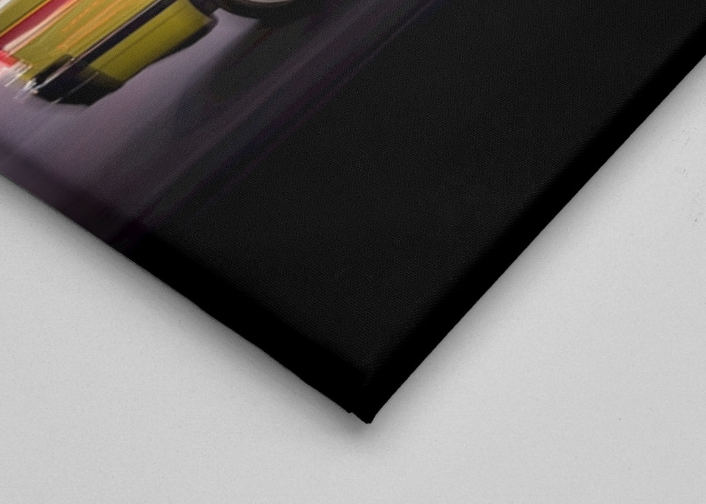 Tracce di luce e corsa in taxi