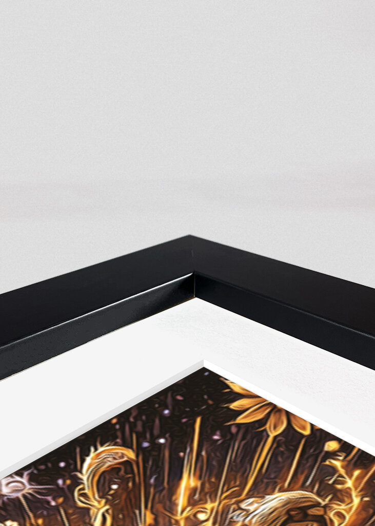 Floral Skull with Sunbeams