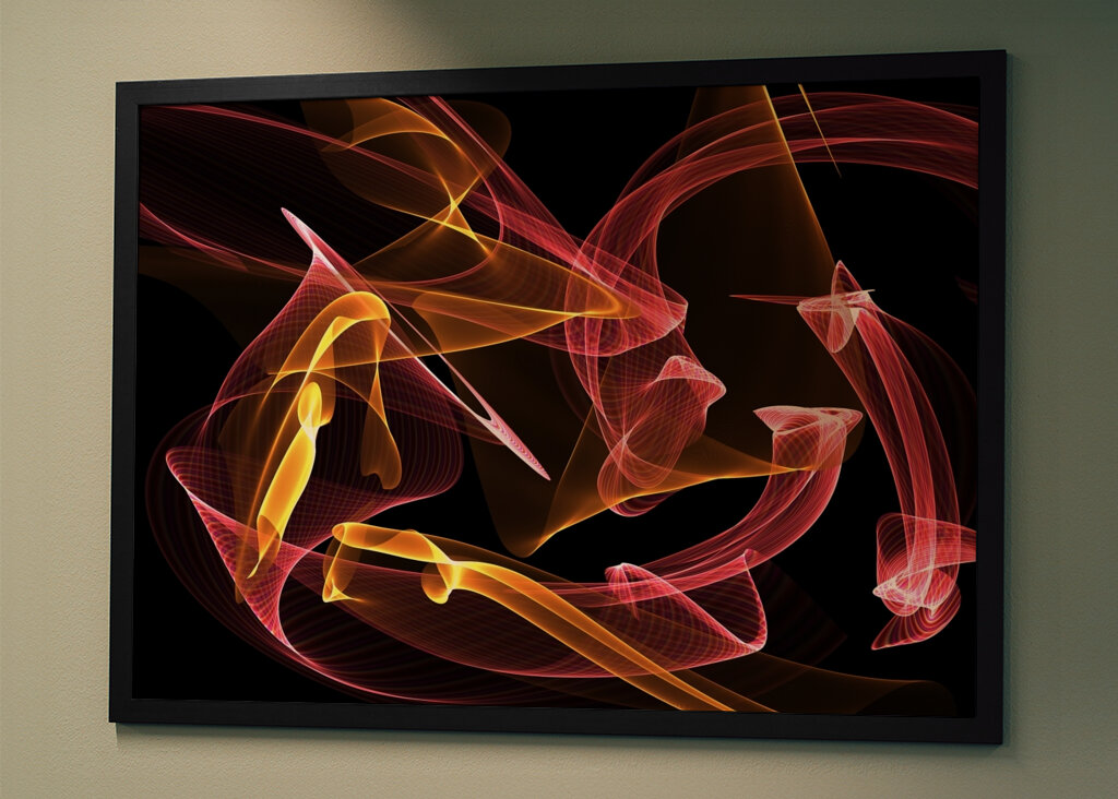 Abstraktes Linienspiel