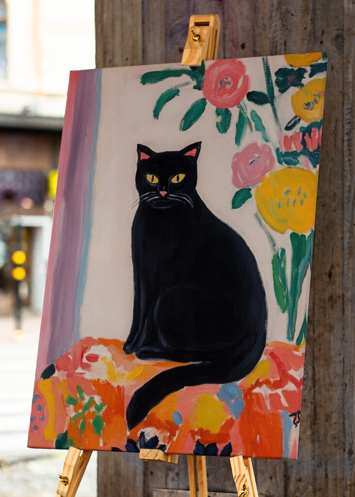 Cat "Matisse Style" 