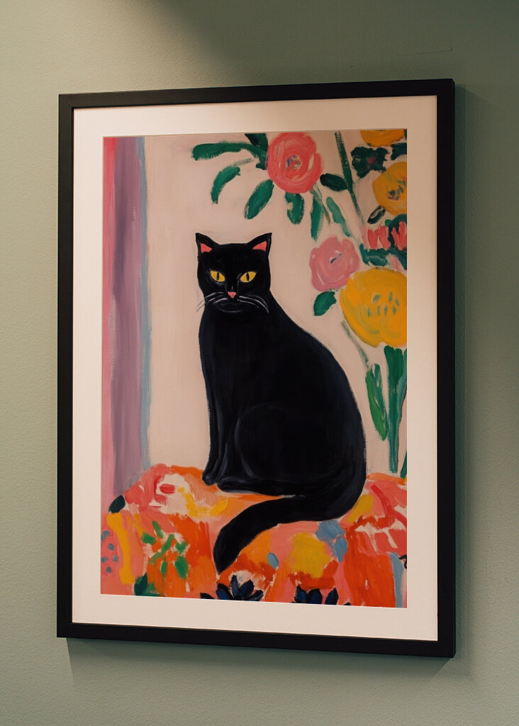 Cat "Matisse Style" 