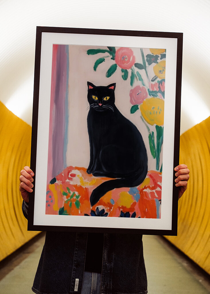 Cat "Matisse Style" 
