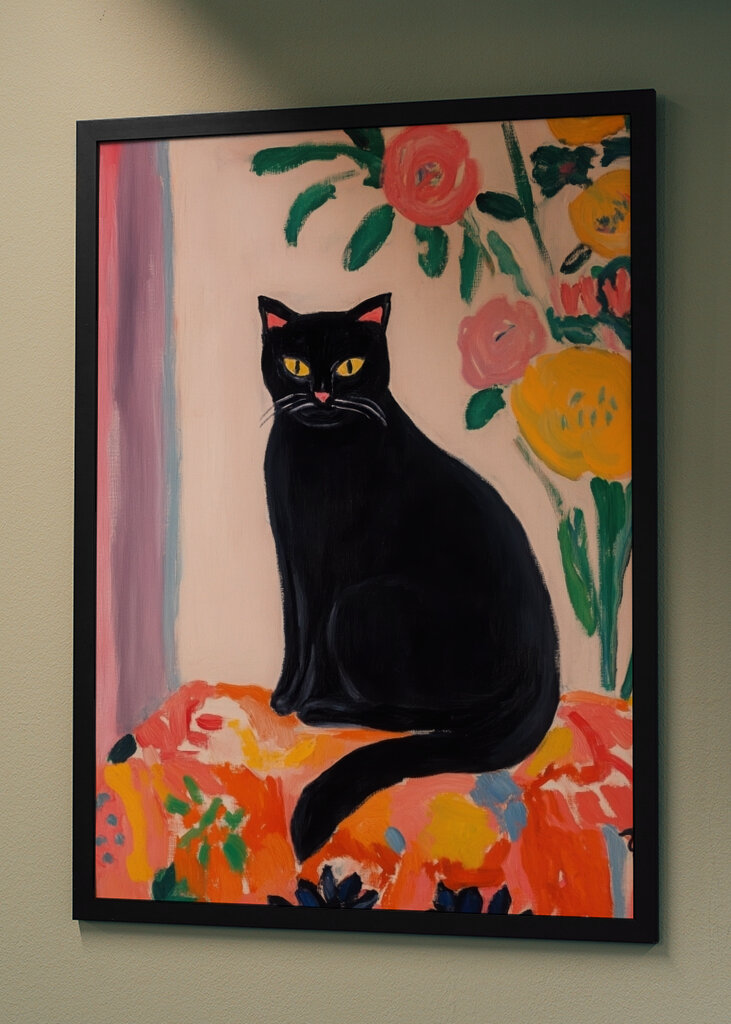 Cat "Matisse Style" 