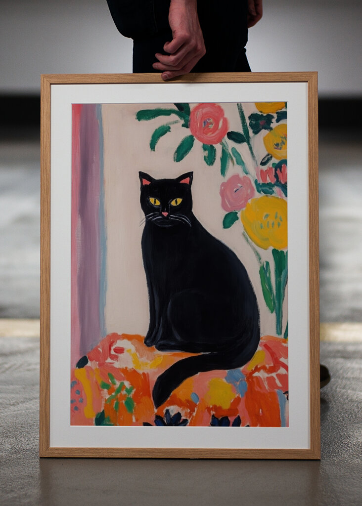 Cat "Matisse Style" 