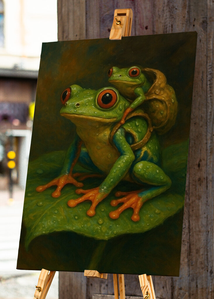 Frøfamilien på eventyr