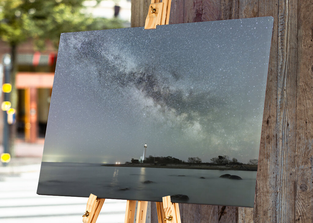 Die Milchstraße über dem großen Erik