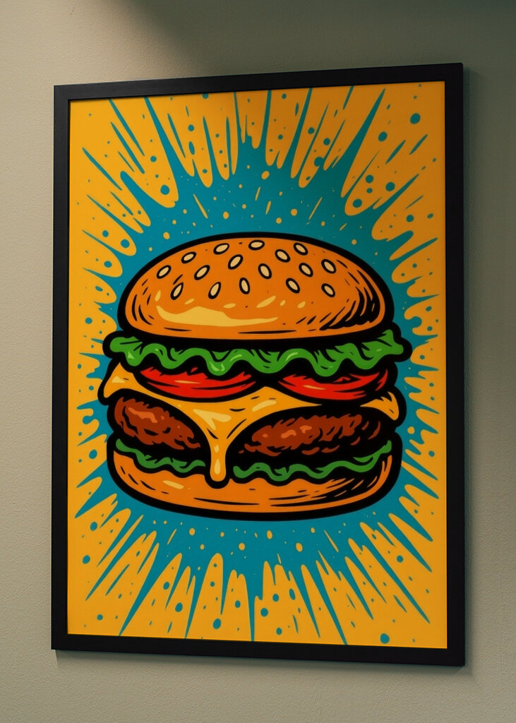 Burger Pop Art