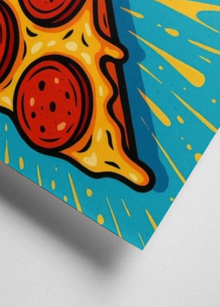 Pizza Pepperoni Pop Art