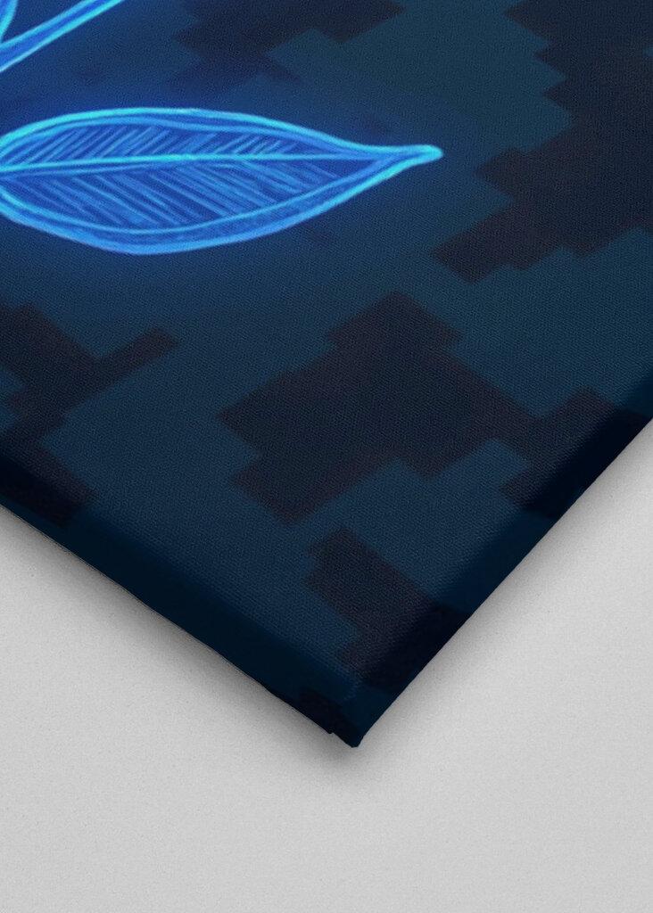 Lightning blue flower