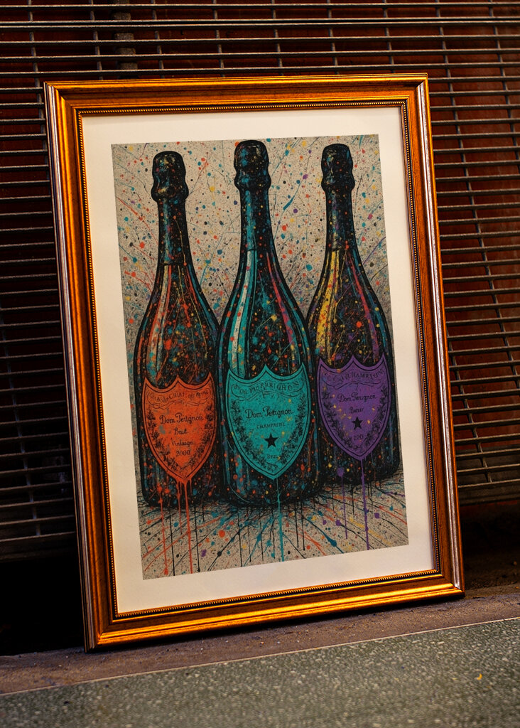 Pop Art Dom Pérignon – Paint S
