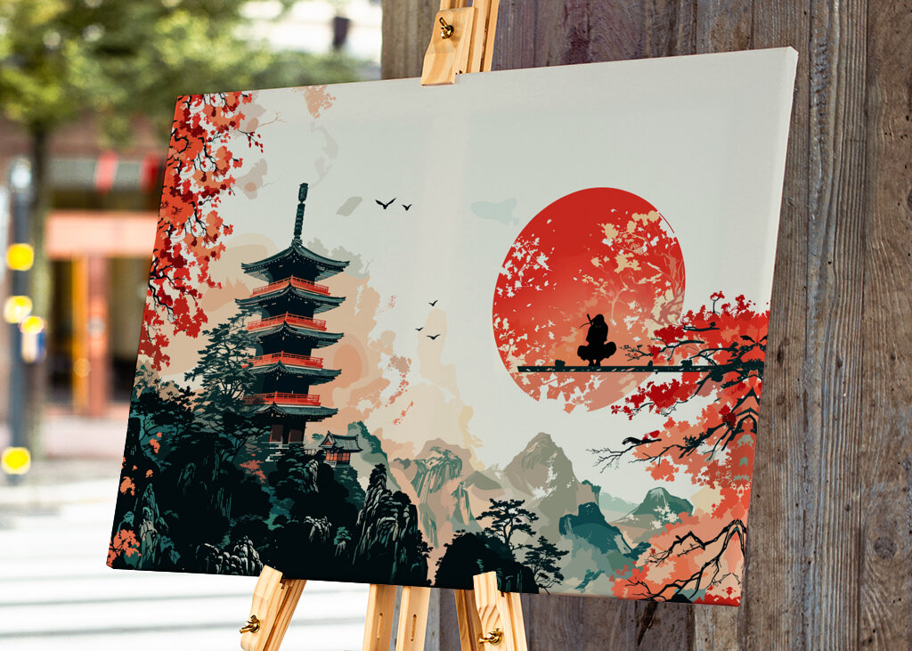 Japanese Landscape posters & prints by Mariela Clevenger - Printler