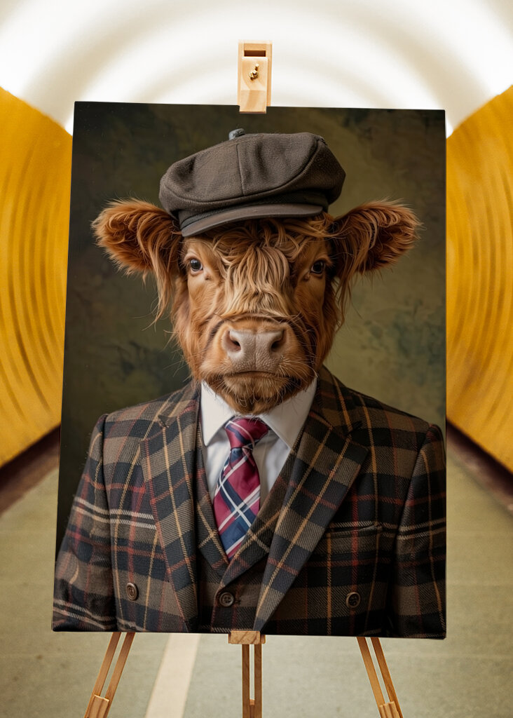 Highland Cow Gentleman