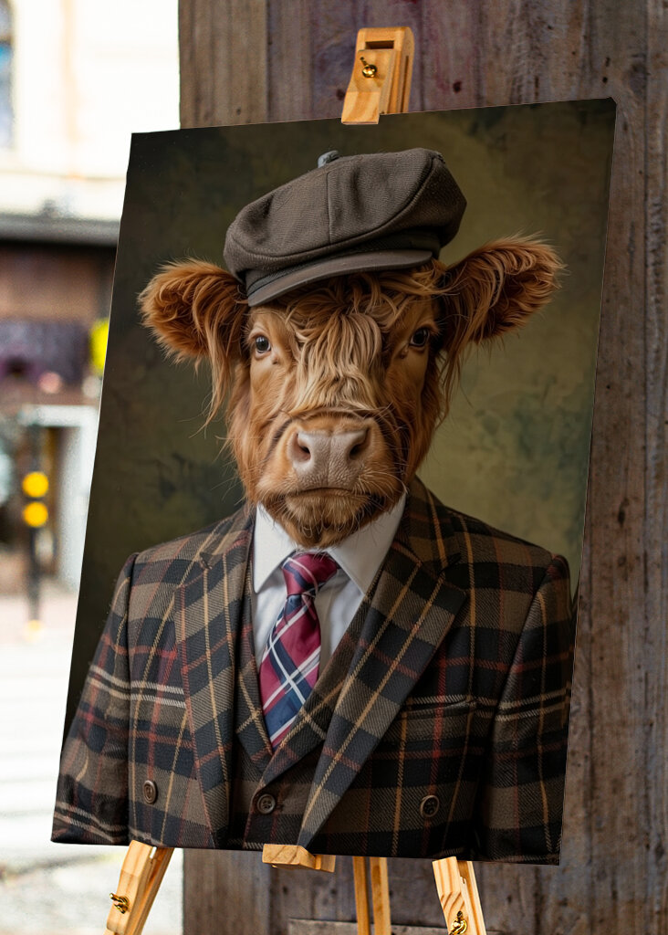 Highland Cow Gentleman