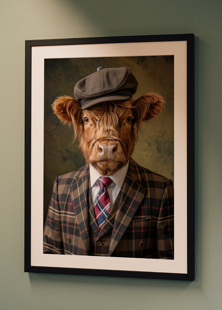 Highland Cow Gentleman