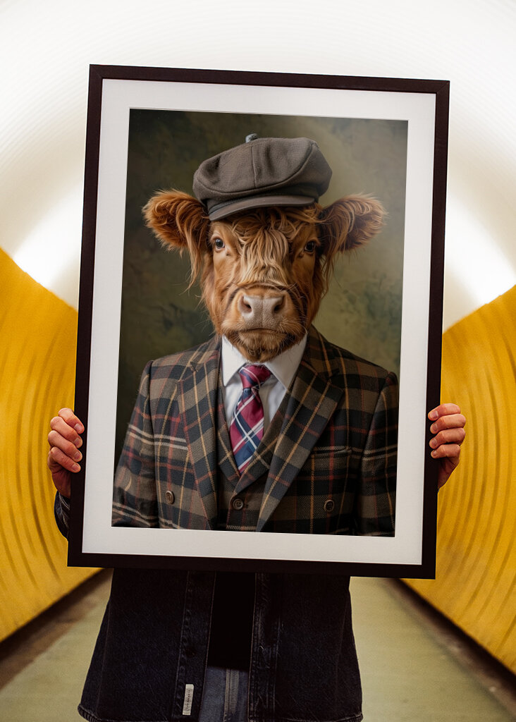 Highland Cow Gentleman