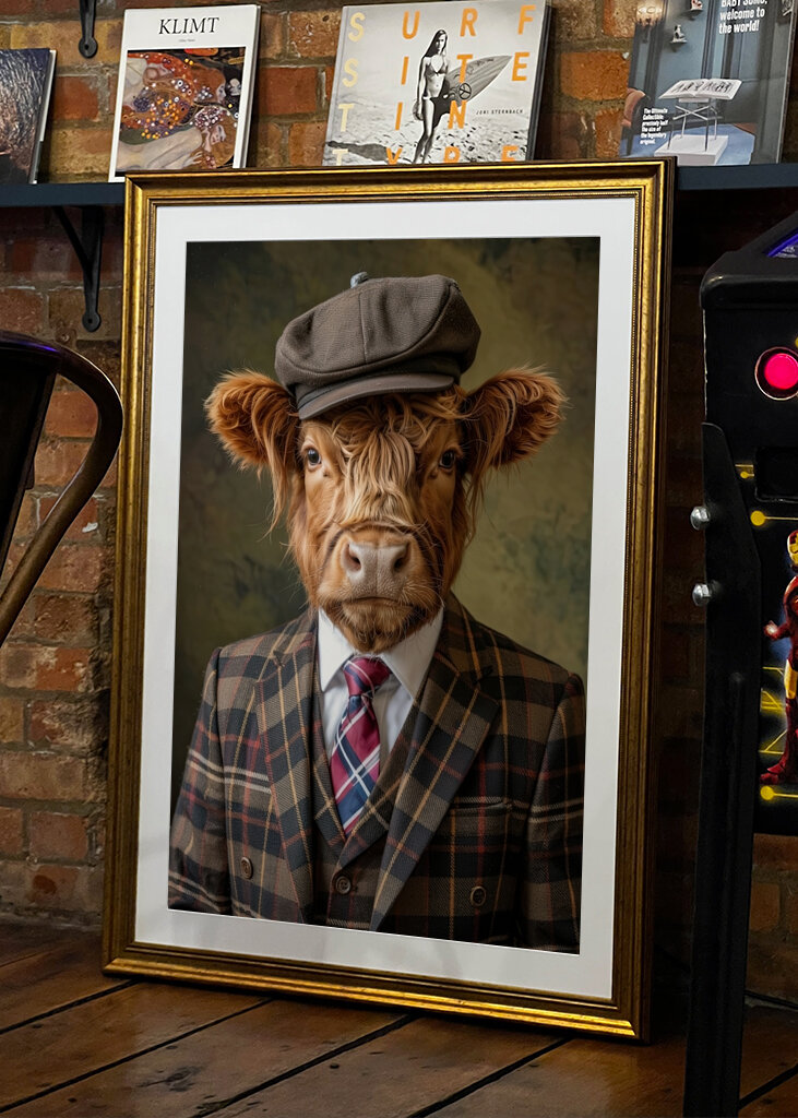 Highland Cow Gentleman