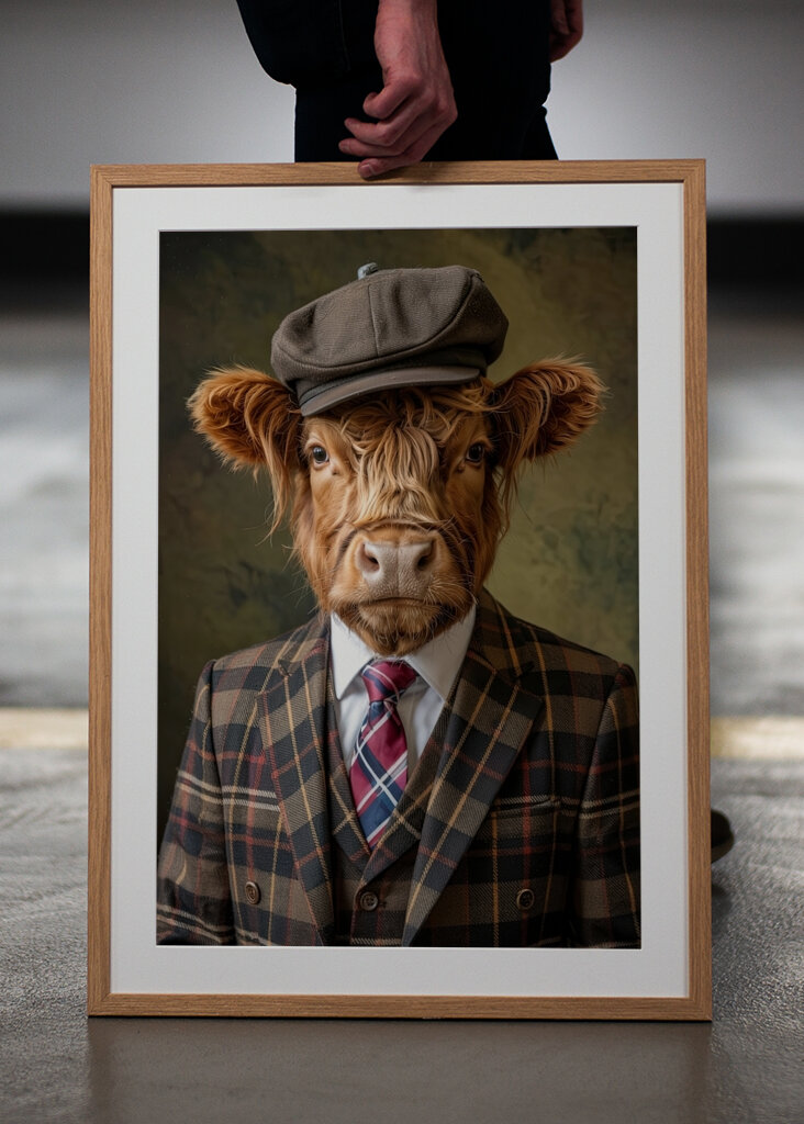 Highland Cow Gentleman
