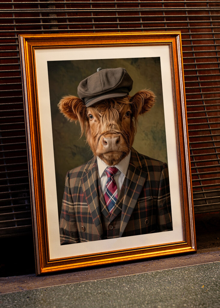 Highland Cow Gentleman