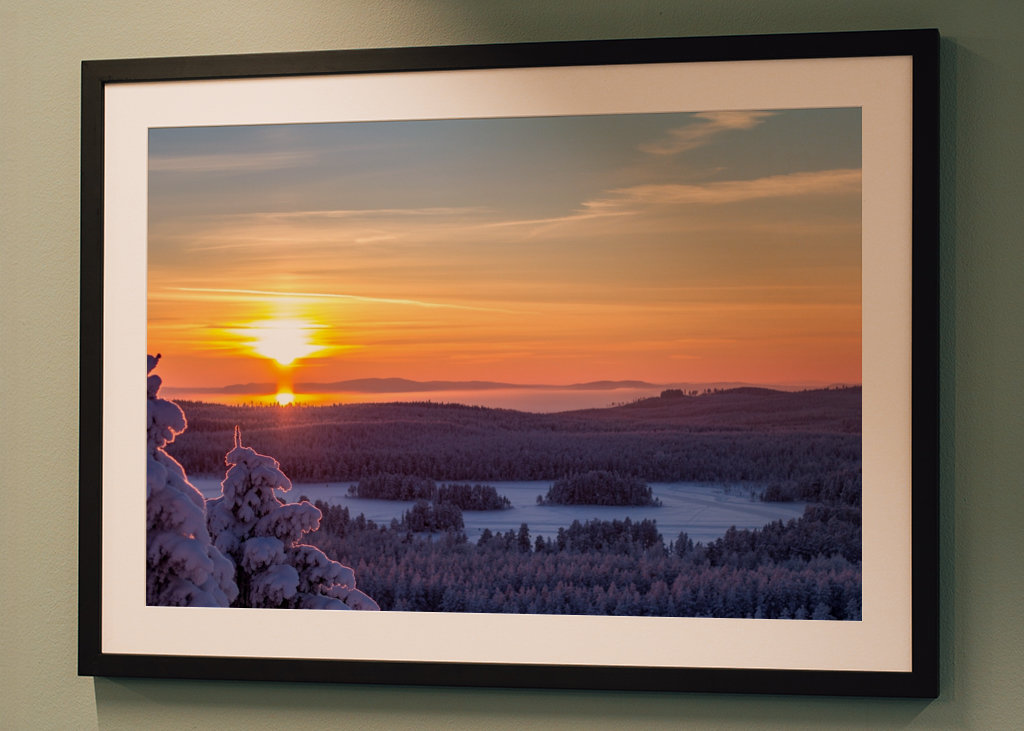 Západ slunce nad Dalaskogem