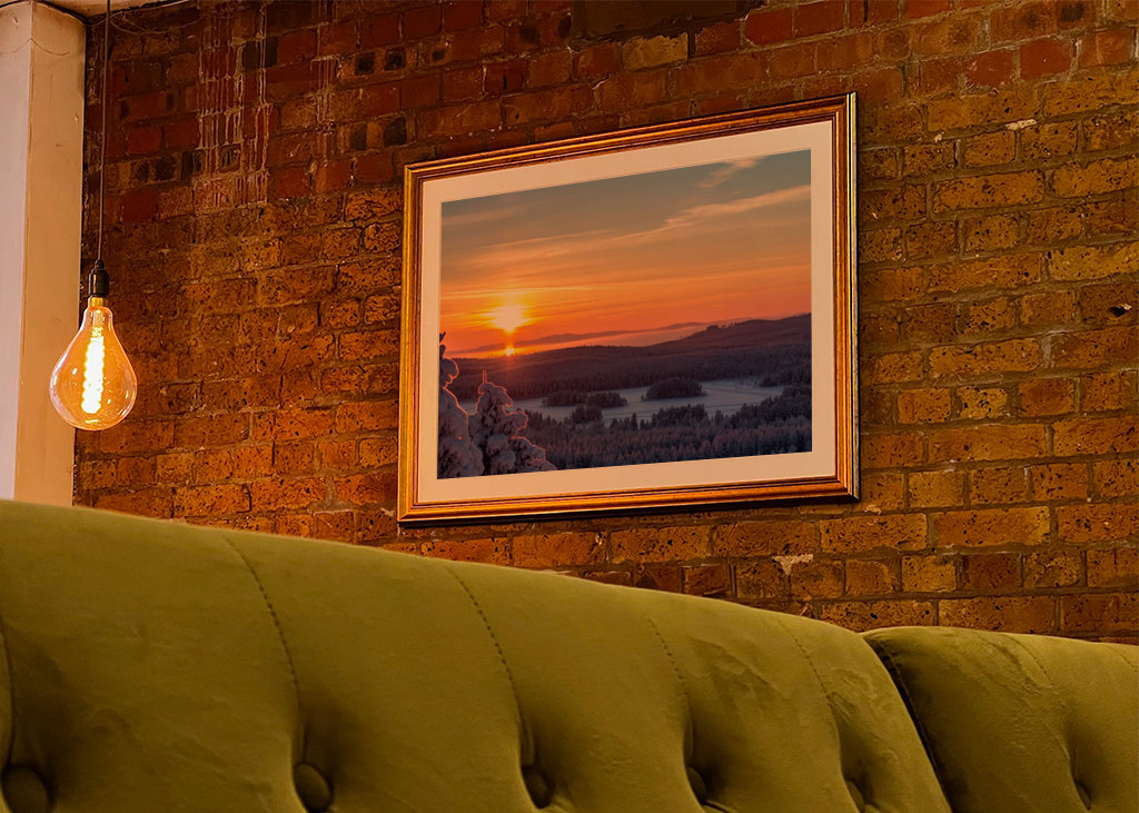 Západ slunce nad Dalaskogem