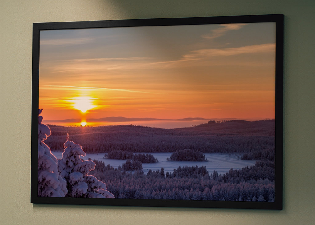 Západ slunce nad Dalaskogem