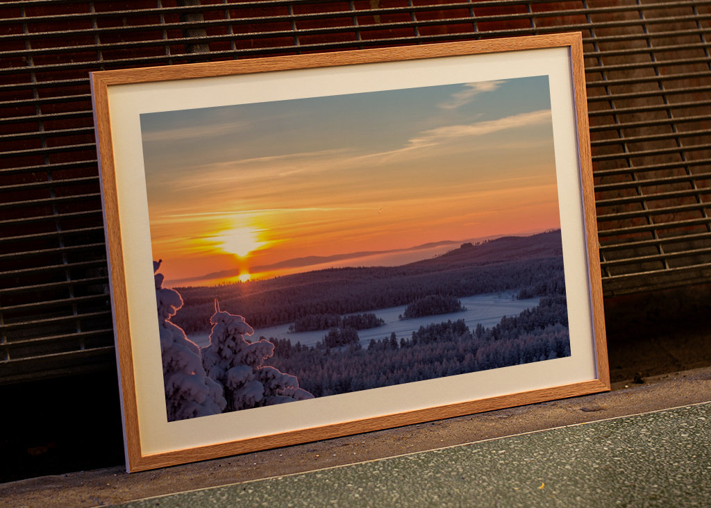 Západ slunce nad Dalaskogem
