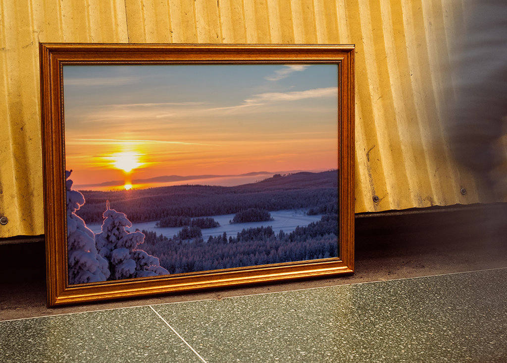 Západ slunce nad Dalaskogem